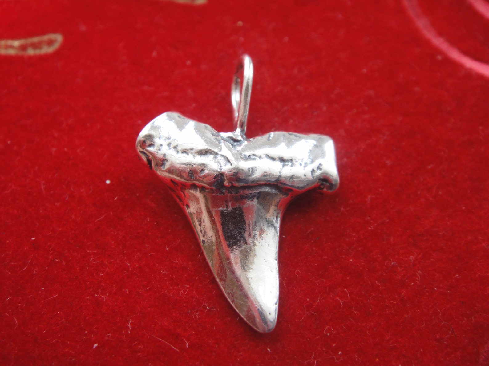 925 Sterling Silver Oxidized Shark Tooth Silver Shark Tooth - Etsy