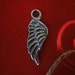 Oxidized Angel Wing Charm main image 1