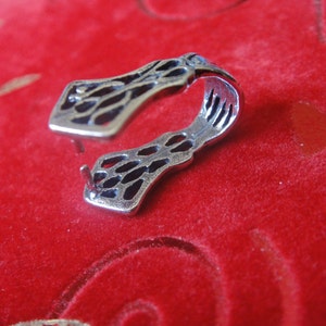 925 sterling silver large bail, silver bail, large bail, bail, sterling bail, silver large bail, sterling silver filigree bail, pinch bail