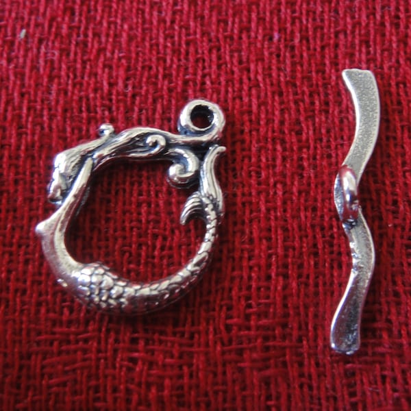 925 sterling silver oxidized mermaid  clasp finding., sterling silver mermaid clasp, silver mermaid clasp, mermaid clasp finding, mermaid