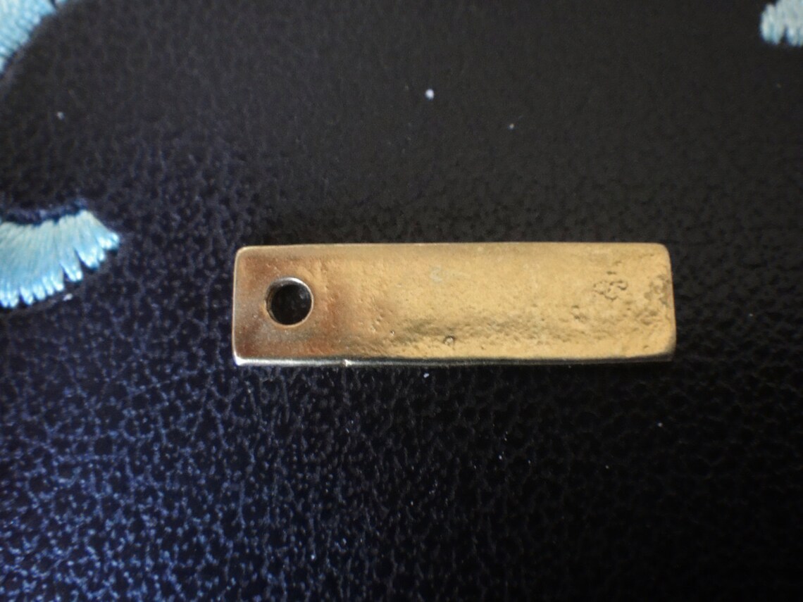 Vermeil, 18k Gold Over 925 Sterling Silver "family' Bar Pendant, Charm ...