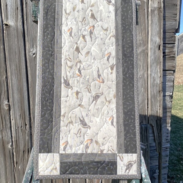 Table Runner Birds Etsy