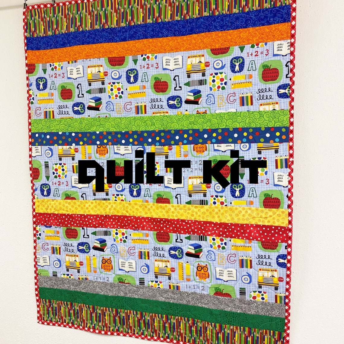 Precut Baby Quilt KIT Easy Beginner Quilt Kit Precut Etsy