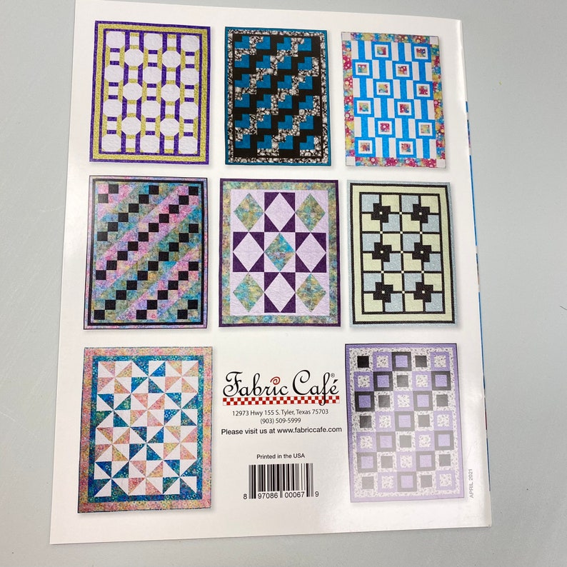 3 Yard Quilts by Donna Robertson Modern Views Easy Quilt Etsy