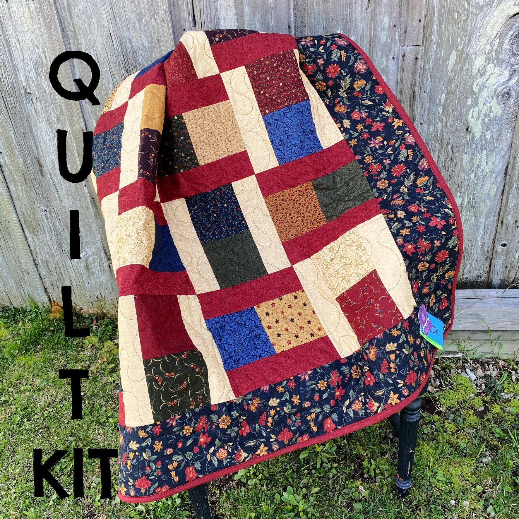 Civil War Era Quilt Kansas Troubles Fabrics Handmade Etsy