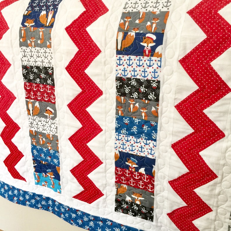 coastal nautical nursery Nautical baby quilt handmade toddler quilts baby quilts for sale homemade quilts fox quilt toddler bedding