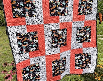 Precut Quilt KIT - Space Dogs Fabric - 48 x 64