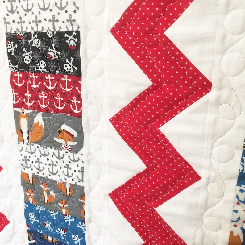 coastal nautical nursery Nautical baby quilt handmade toddler quilts baby quilts for sale homemade quilts fox quilt toddler bedding