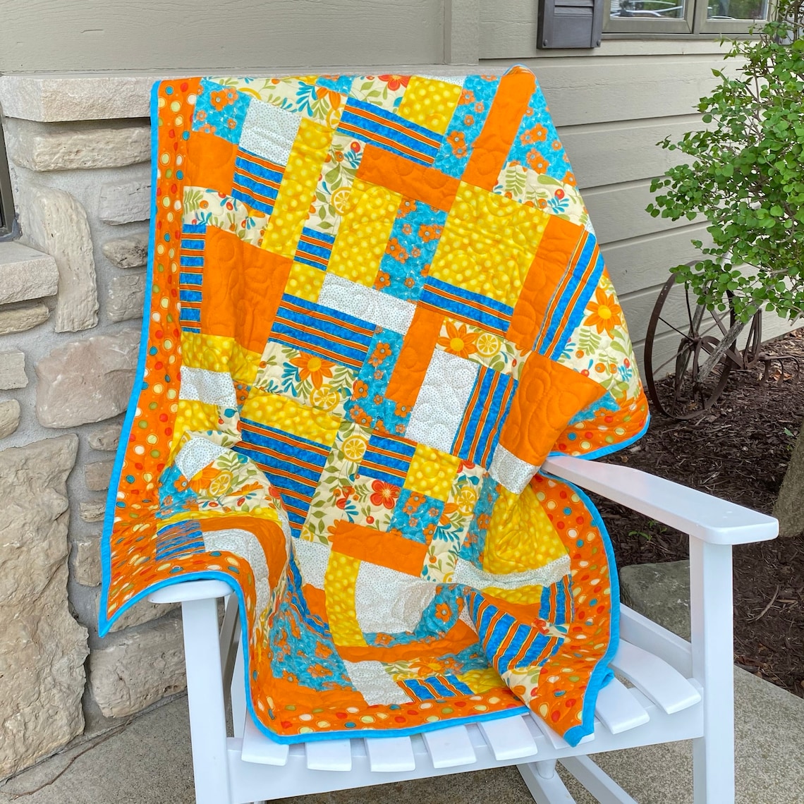 Fat Quarter Friendly Pattern Easy Quilt Patterns Beginner Etsy