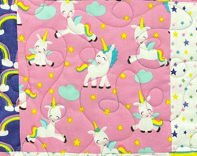 Beginner Baby Quilt KIT Unicorn Quilt Kit Precut Fabrics Etsy