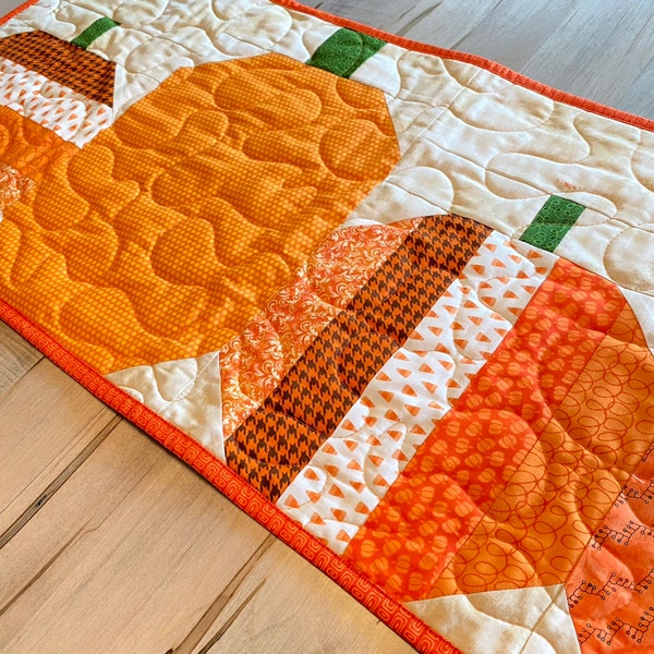Pumpkin Table Runner Etsy