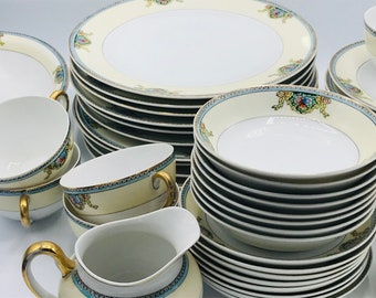 Vintage Meito China Japan MEI773 Multi Colored Floral Fruit