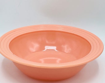 Vintage Hazel Atlas PINK Modertone Platonite Serving Veggie Bowl 9 inch- Great Condition