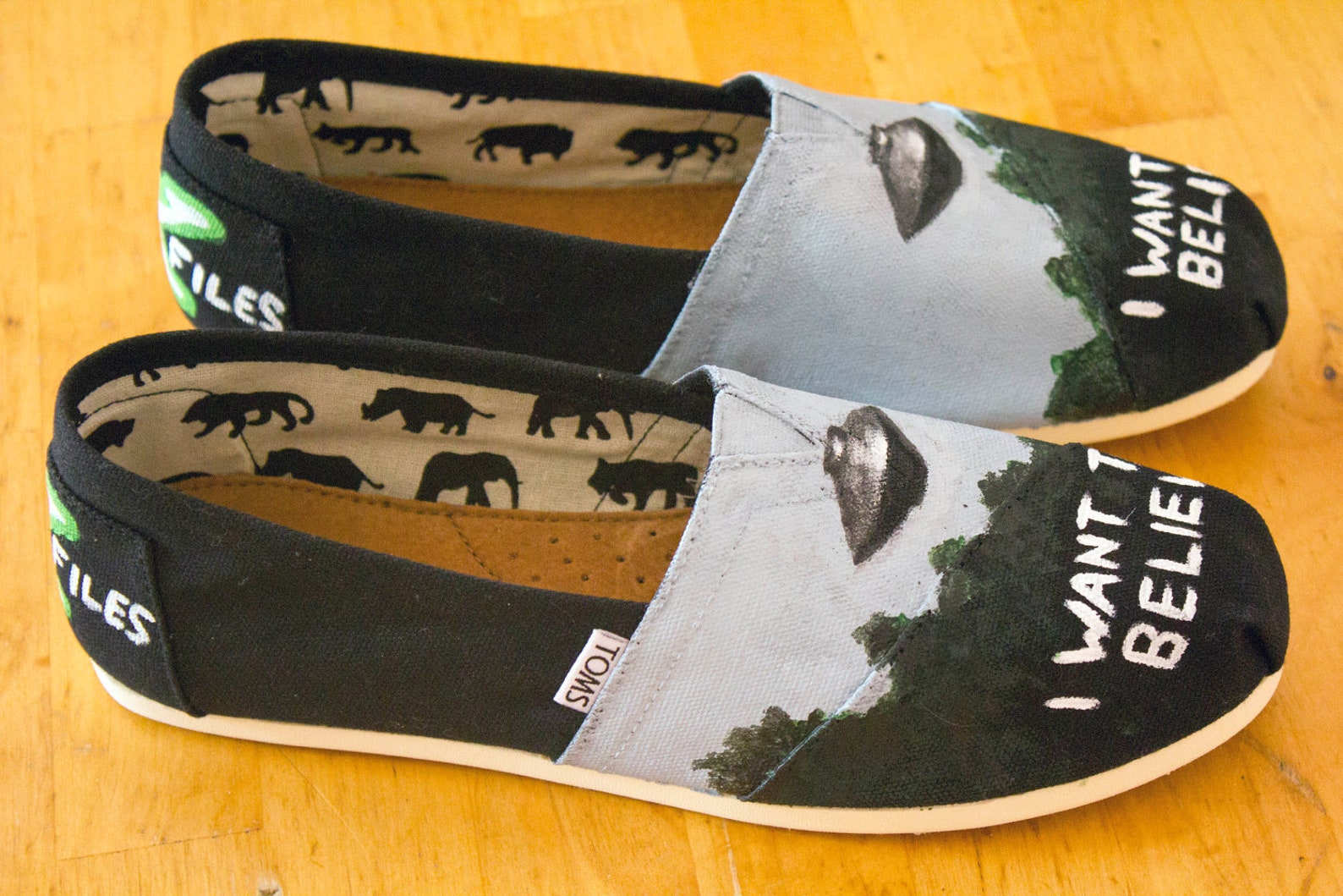 Xfiles TOMS Shoes Etsy