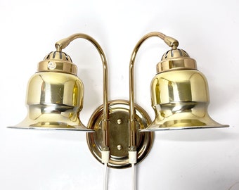 Vintage Wall Lamp / Sconces / brass / Dahlquist & Johansson / Sweden 70s