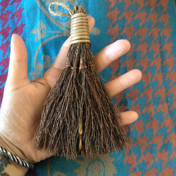 PUMPKIN SPICE Broom, Scented Besom, Yule Ornament, Twig Brooms, Holiday Crafting, Witch, Witches Broom, Doll Making