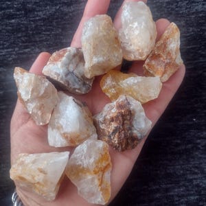 Raw Golden healer quartz, Yellow Hematoid, Yellow quartz, Golden Healer stone , Rough Golden healer quartz