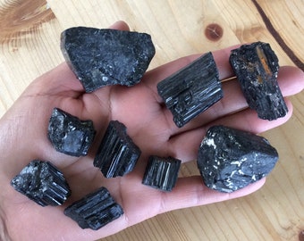 Black Tourmaline ~ Protection, Rough Stone, Raw Tourmaline, Natural Tourmaline