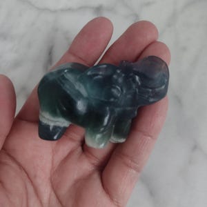 Fluorite Elephant, fluorite crystal elephant, Elephant Carving, crystal carving, Fluorite Carving, carved fluorite, Crystal Elephant
