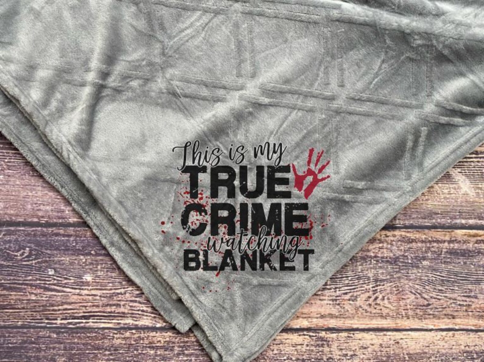 This is my True Crime Watching Blanket Soft Blanket True Etsy
