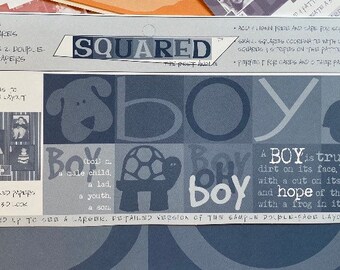 Scrapbook Page Layouts by Squared, set of 11 Themes, Double Sided 12 x 12 Pages