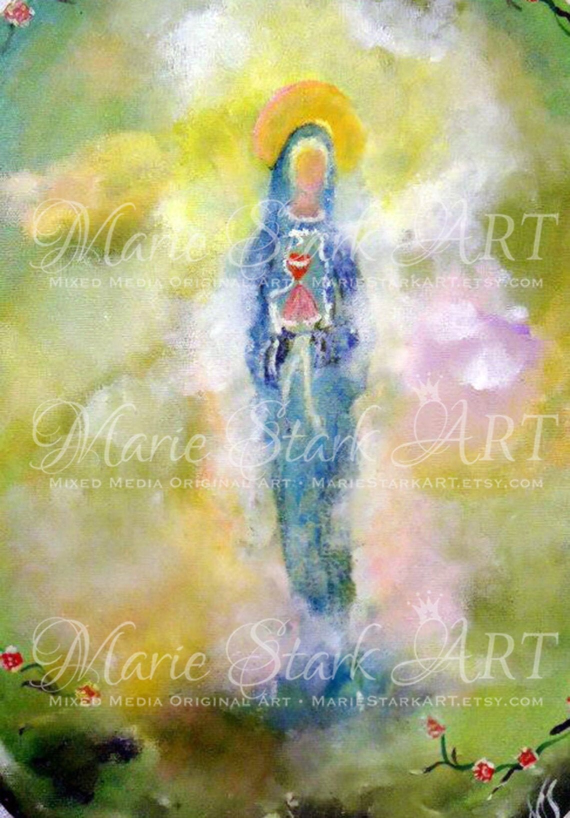 Christian Art PRINT Mixed Media Prints Religious Art Etsy