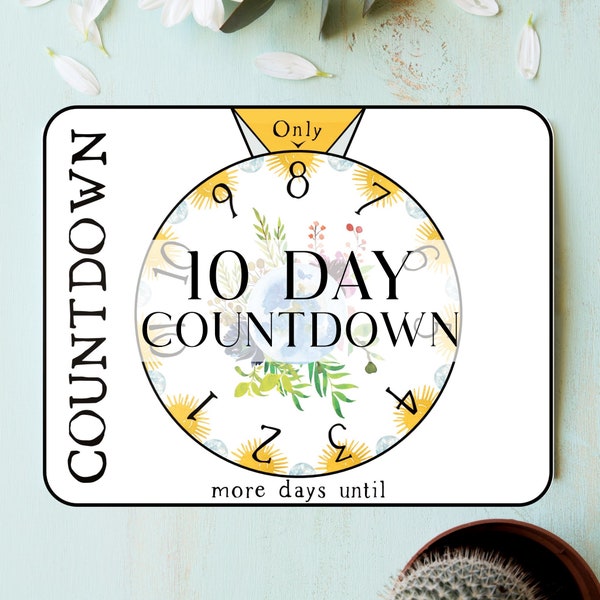 Countdown Clock Etsy