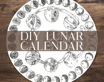 Lunar Calendar Tracker, Waldorf Calendar, Moon Cycle Calendar, Moon Tracking Chart, Lunar Calendar, Full Crescent Gibbous Moon