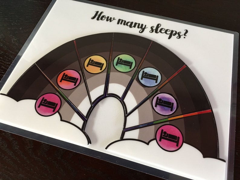 Countdown Chart, Countdown Calendar, Child's Visual Calendar, ASD