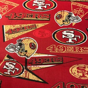 SF 49ers  Vintage cotton fabric