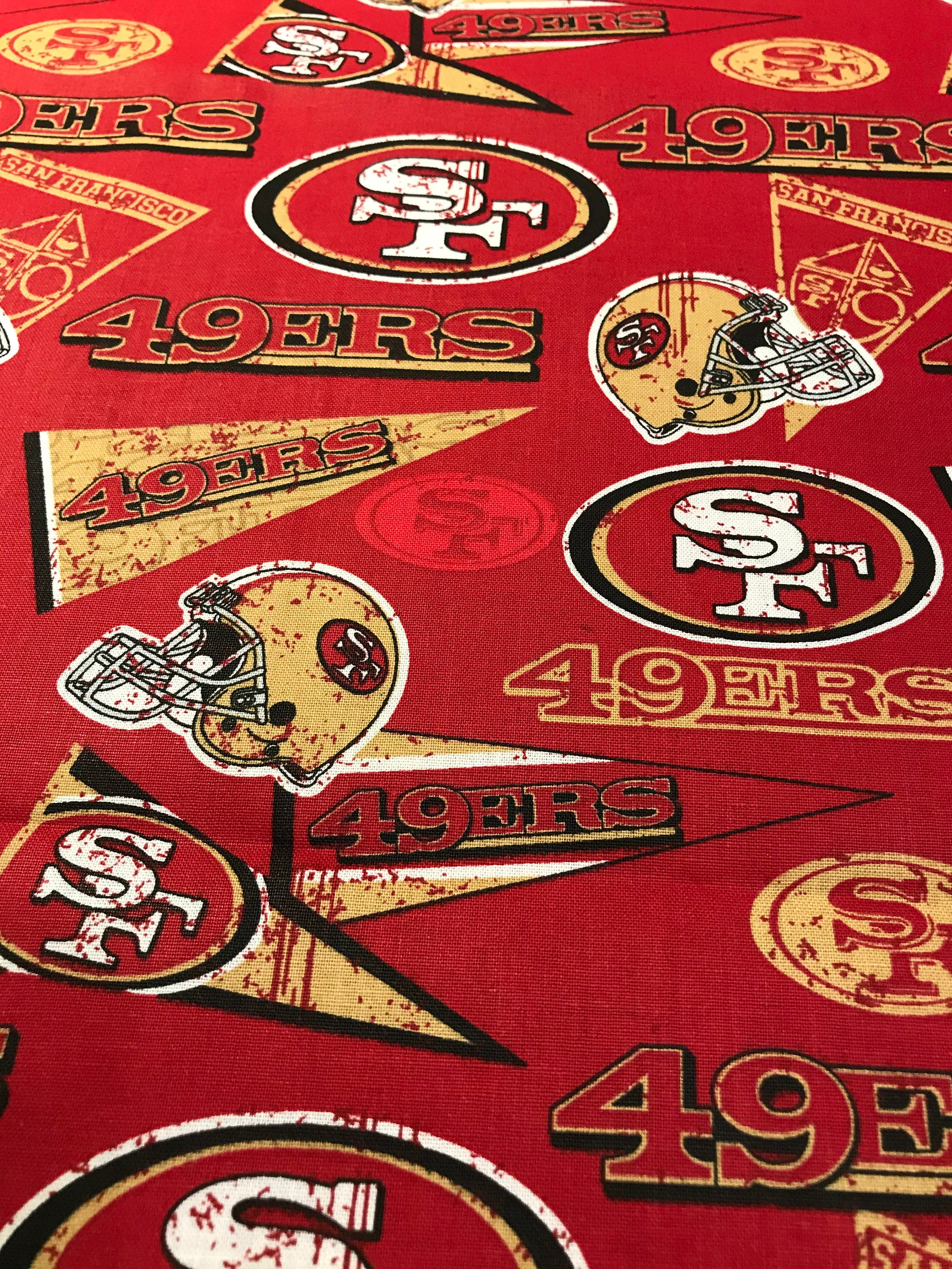 NFL Marvel Spider-man San Francisco 49ers Cotton Fabric by the