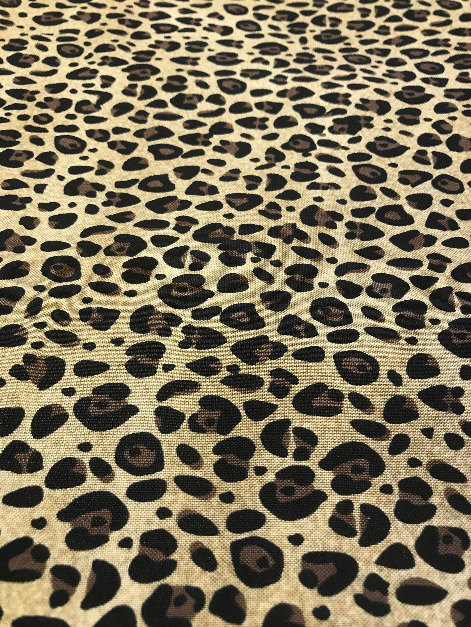Cheetah Animal Print Fat Quarter - Etsy UK