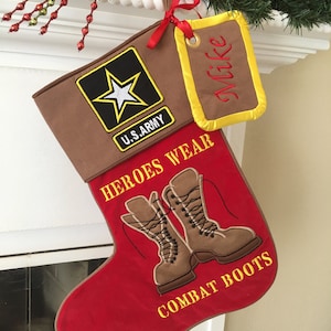 United States Army Christmas Stocking