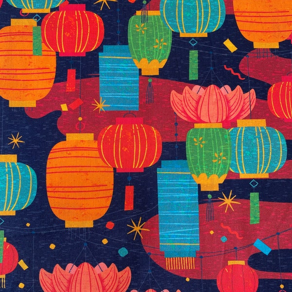 Chinese New Year fat quarters