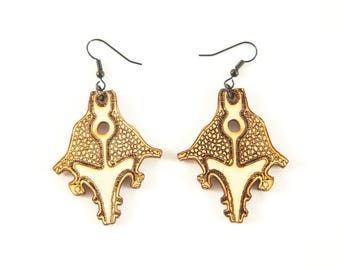 Hydrozoan Polyp Earrings