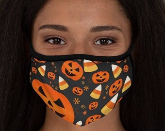 Halloween gezichtsmasker Unisex Halloween masker wasbaar gezichtsmasker gemonteerd pompoenmasker