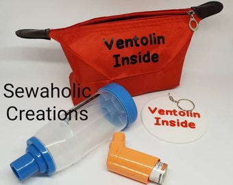 Ventolin pouch and keytag