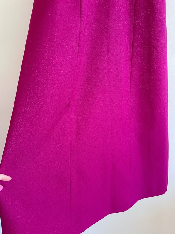 vintage 90s pink purple Dress embelished fuchsia … - image 10