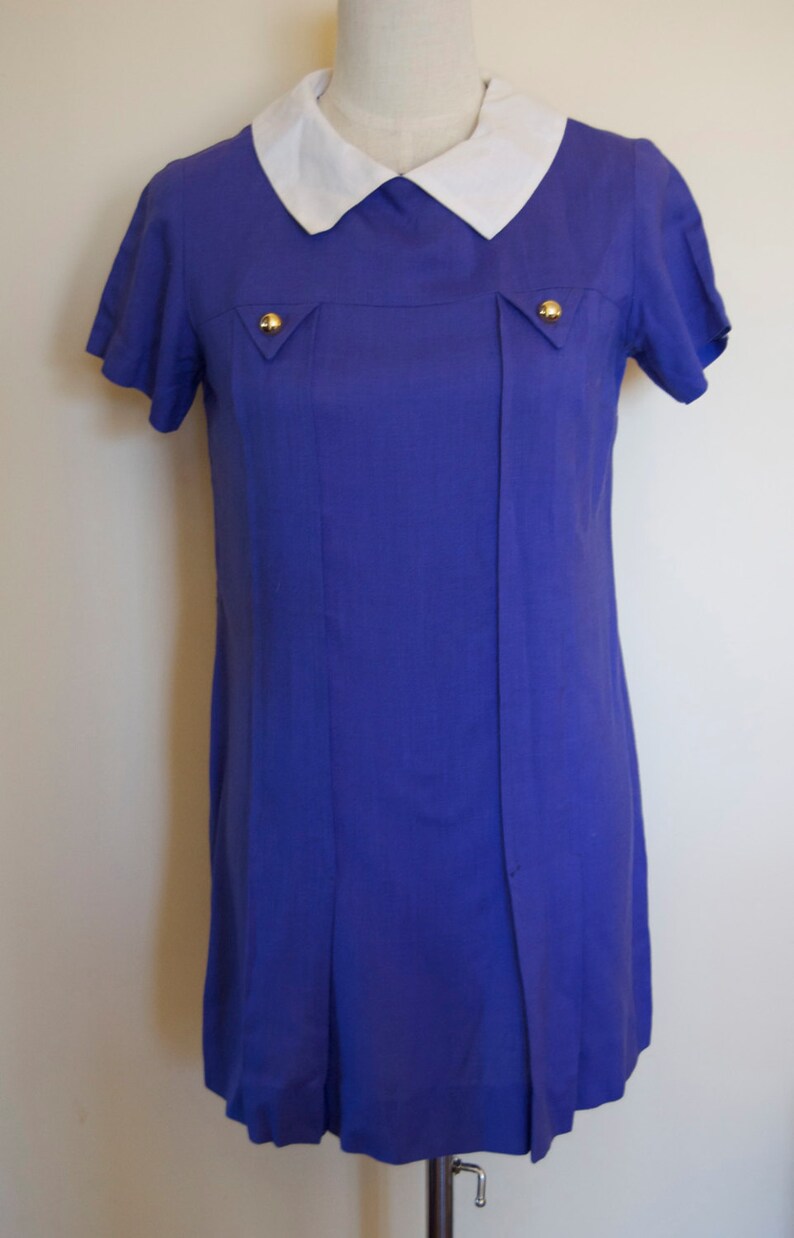 vintage purple dress 60s mini dress vintage mod dress vintage tunic