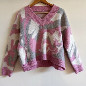 Grey and deals pink sweater