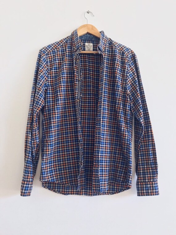 vintage plaid esprit shirt // vintage 90s esprit … - image 5