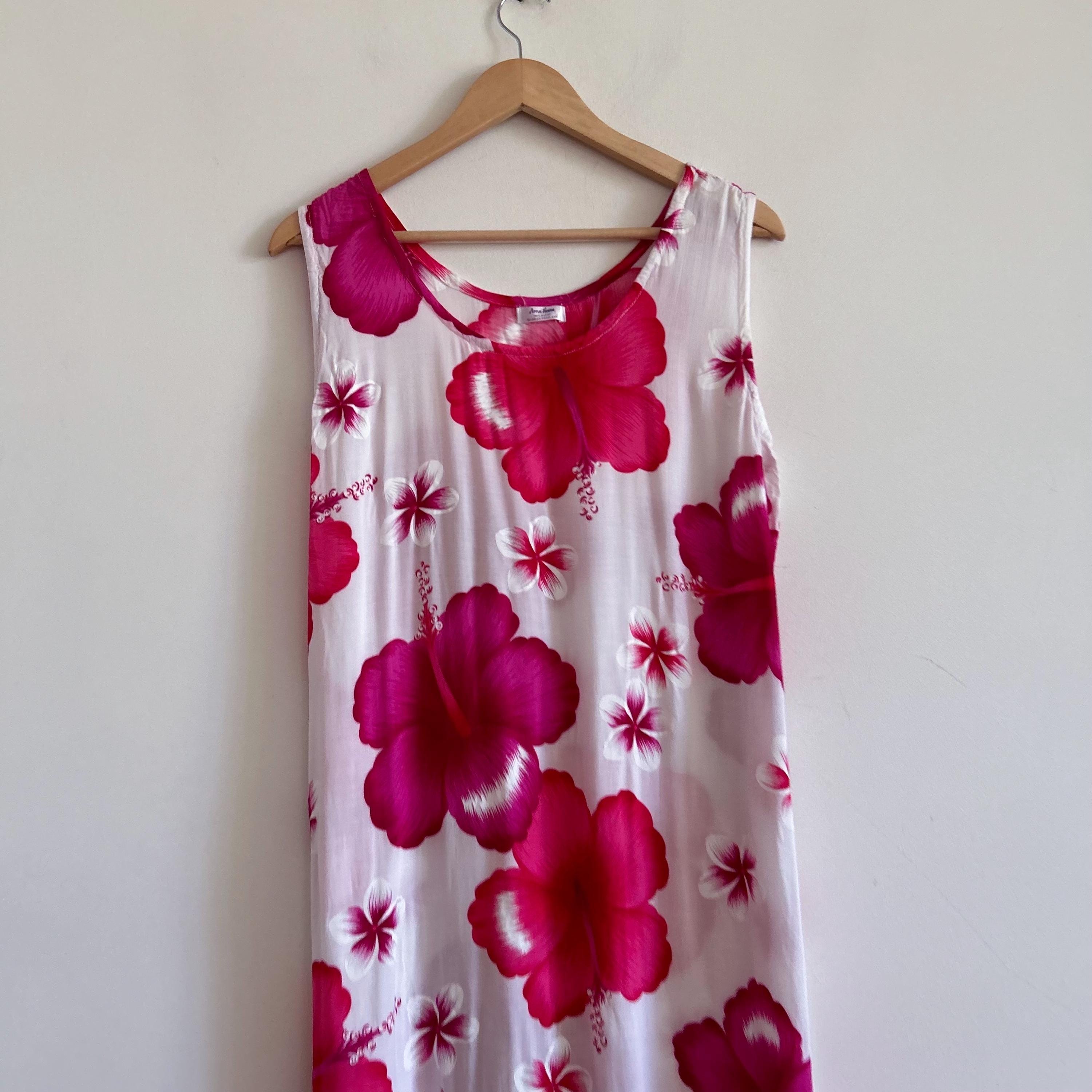 hot pink hawaiian dress Hawaii Girl Dress Pink