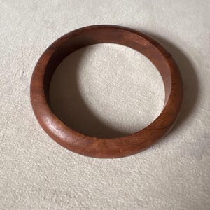 Wood Style Brown Armreif Vintage Retro Boho Armband dünne Version