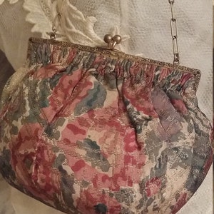 Antique French Silk purse evening small bagExcellent condition