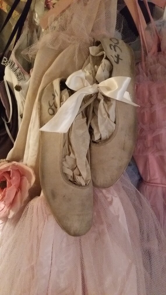 Vintage Ballet Shoes Ballet Flats Etsy