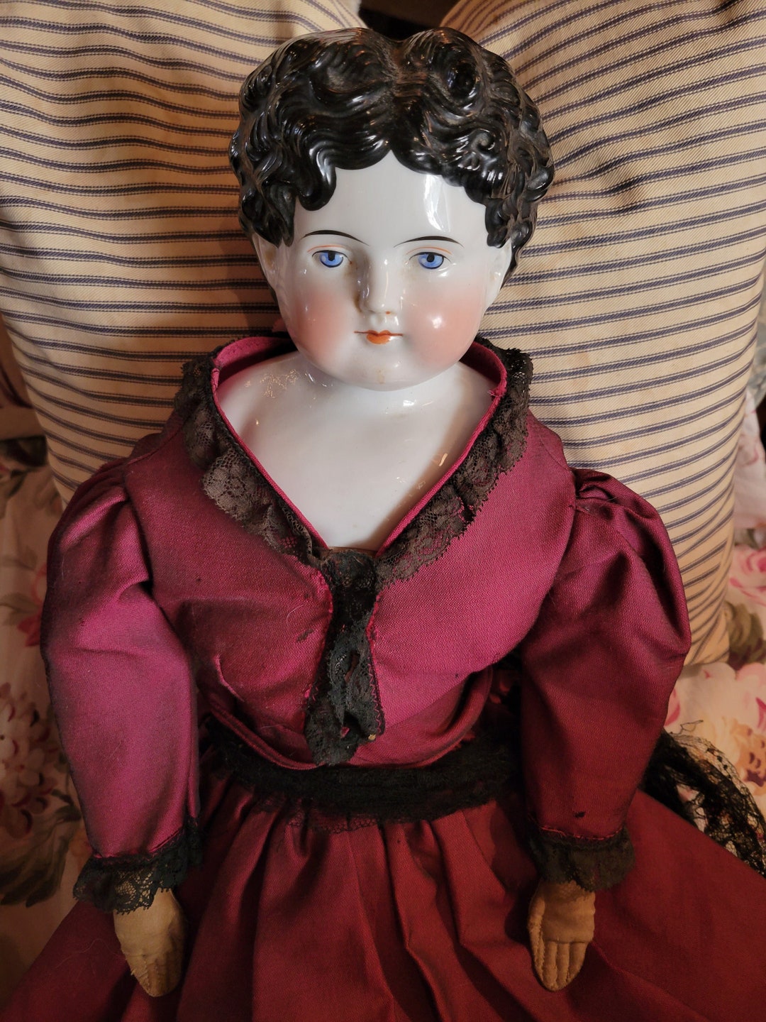 Antique China Head Doll Antique Doll Etsy