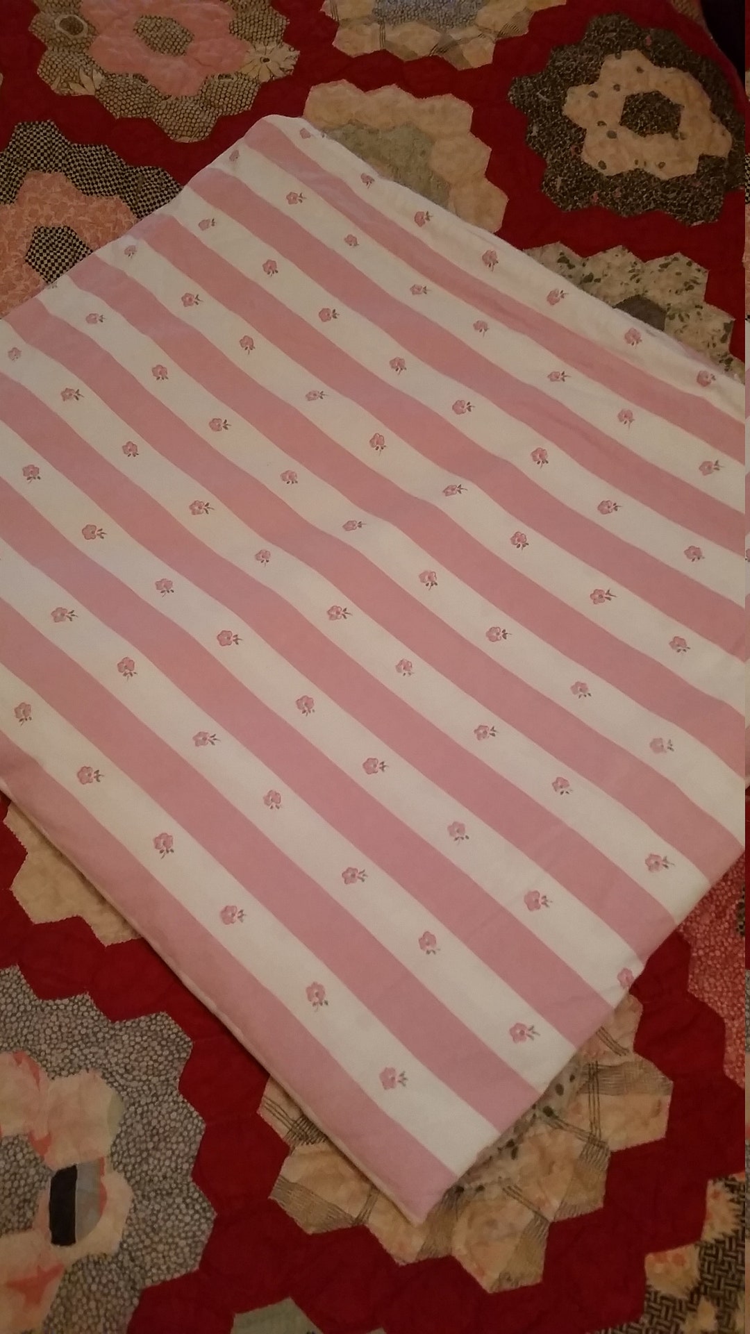 Vintage French Duvet Cover Pink Flowers Etsy