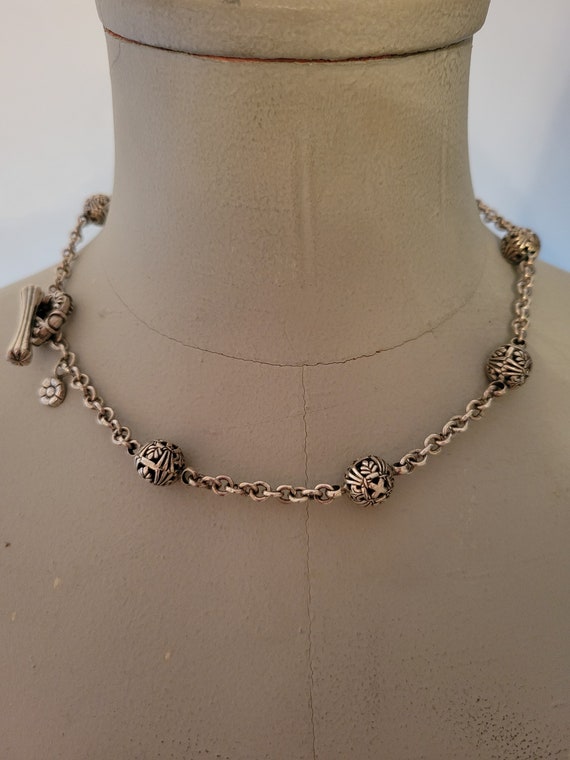 Vintage Sterling Necklace Designer Necklace - image 1