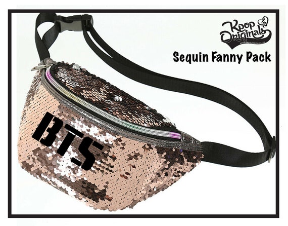 bling sequin fanny pack