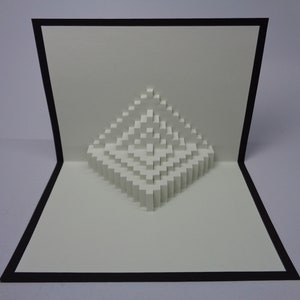 Losanges En Relief Origamic Architecture Pop Up Card